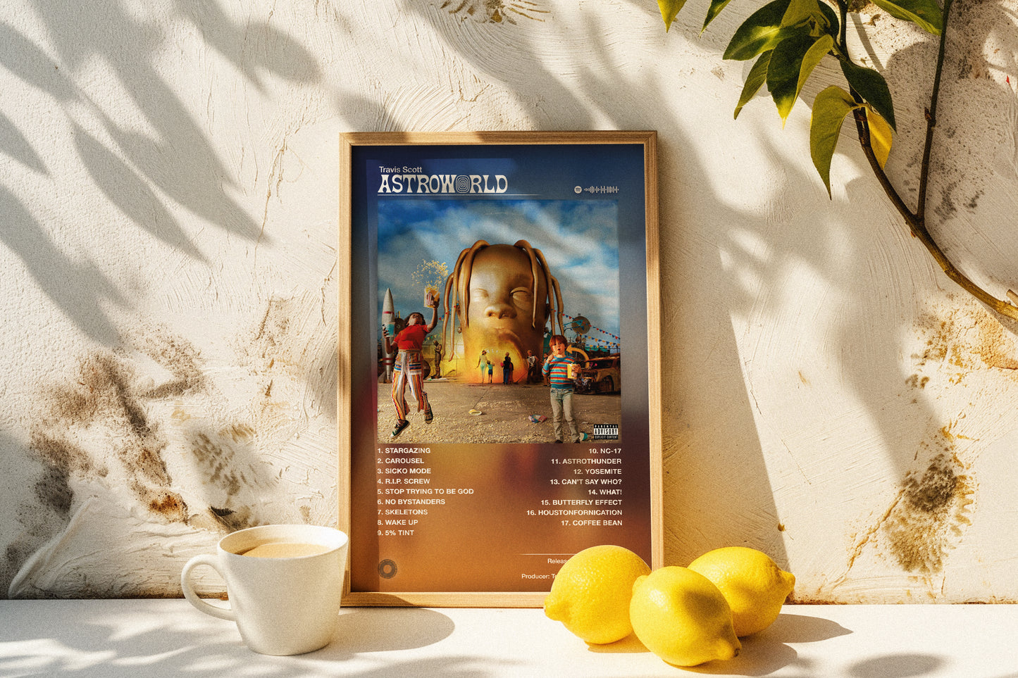 Travis Scott - Astroworld | Album Cover Poster | Wall of Fame Prints