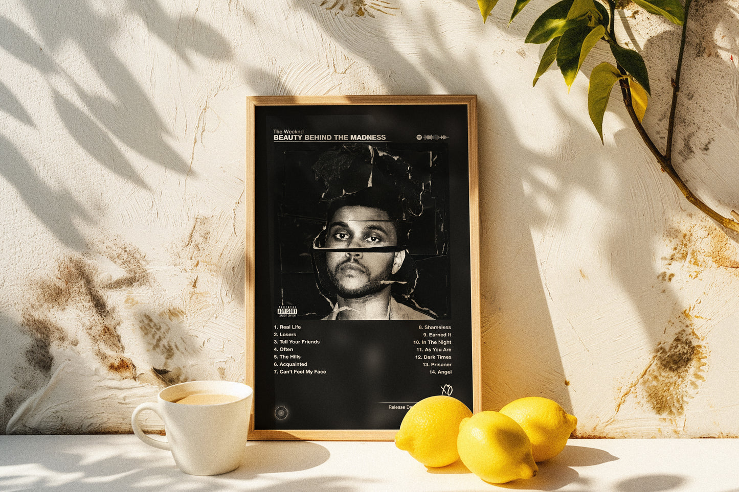 The Weeknd - Beauty Behind the Madness | Album Cover Poster | Wall of Fame Prints