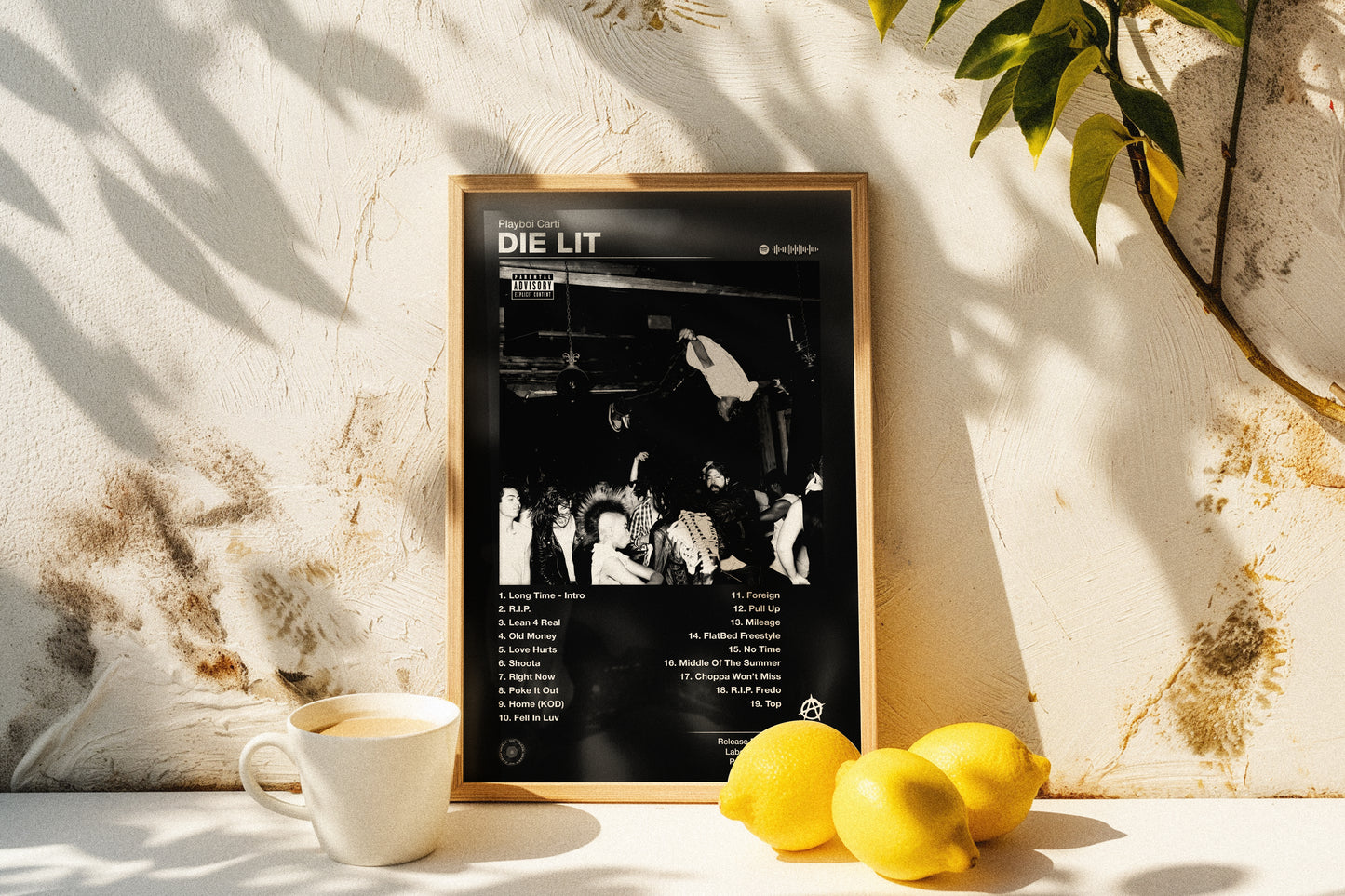 Playboi Carti - Die Lit | Album Cover Poster | Wall of Fame Prints