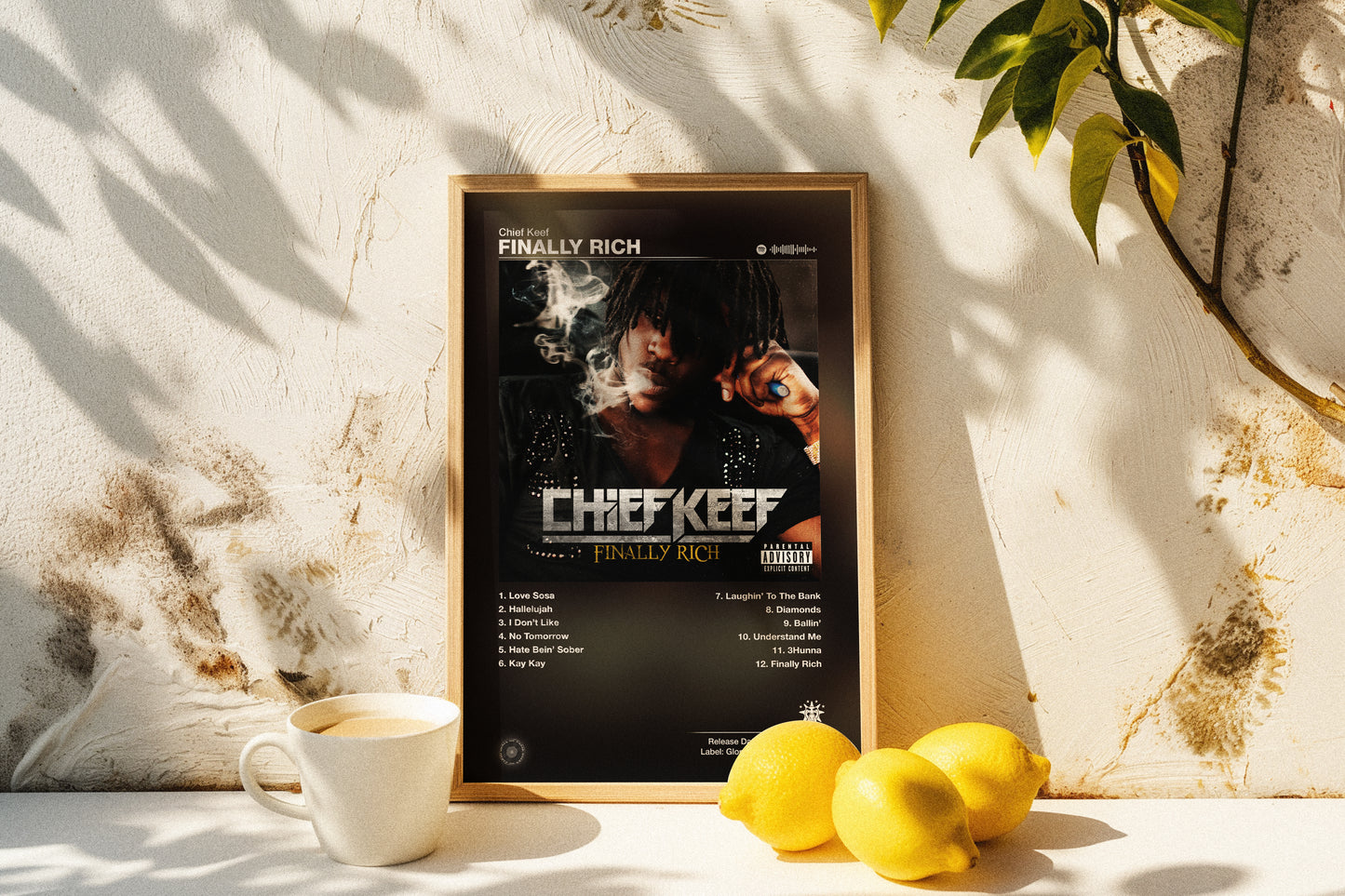 Chief Keef - Finally Rich | Album Cover Poster | Wall of Fame Prints