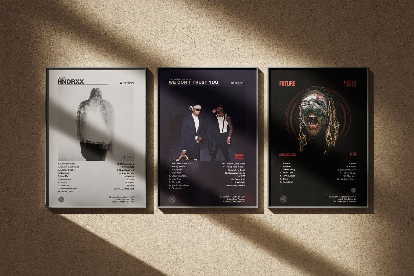 Future - DS2 (Dirty Sprite 2) | Album Cover Poster | Wall of Fame Prints