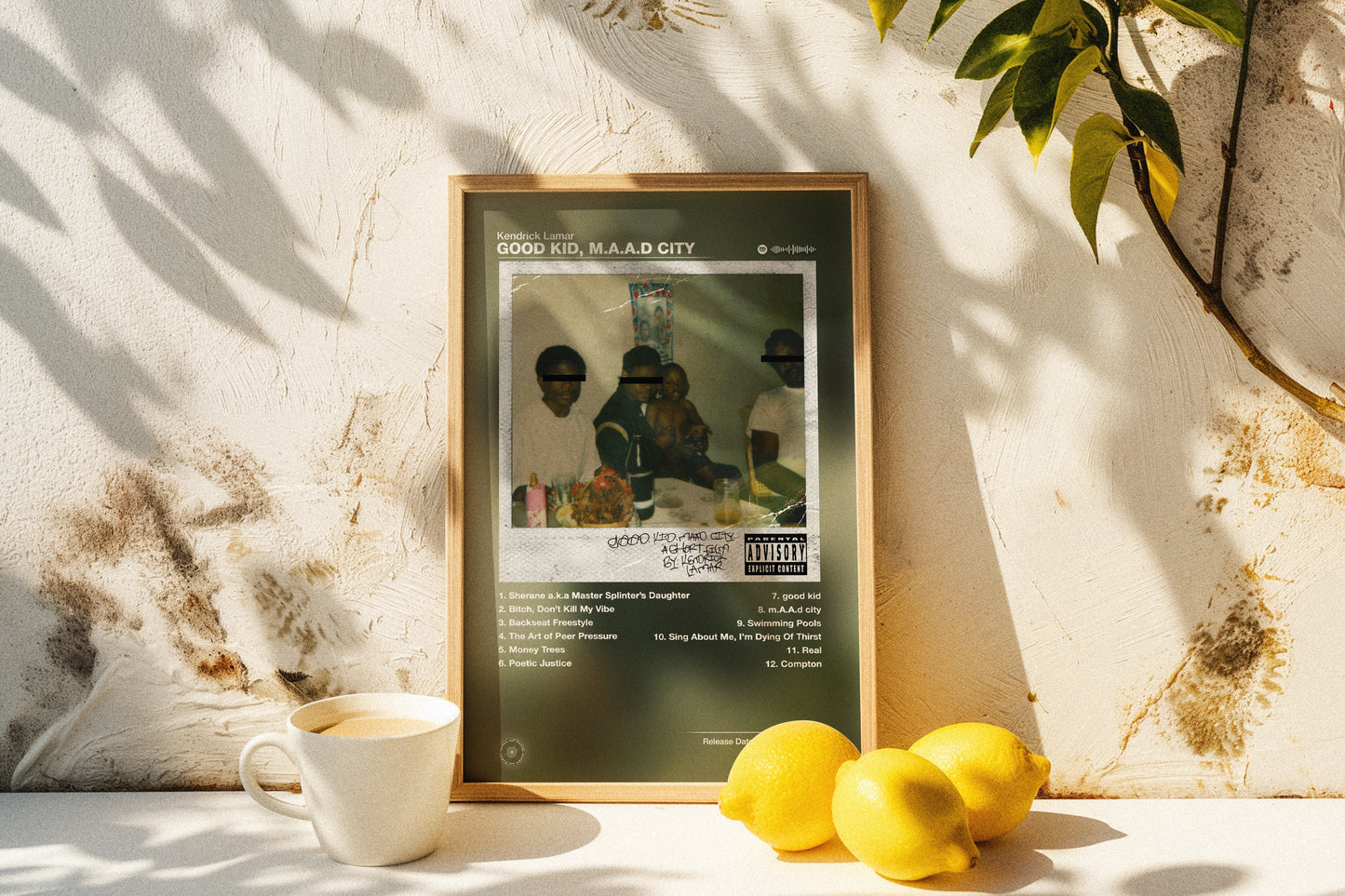 Kendrick Lamar - Good Kid, M.A.A.D City | Album Cover Poster | Wall of Fame Prints
