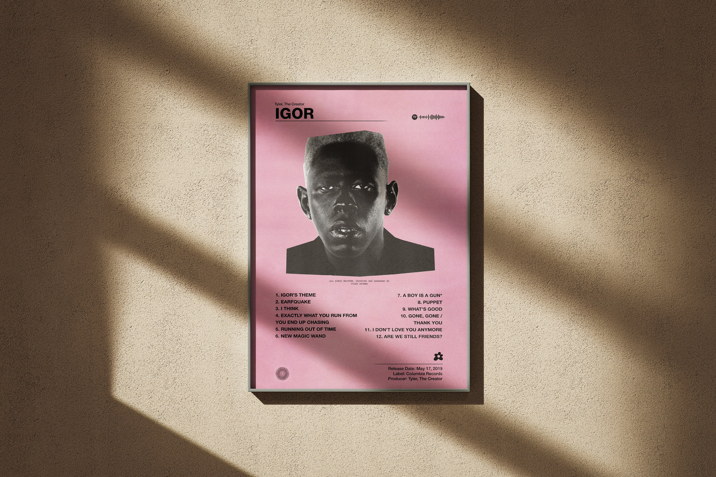 Tyler, The Creator - IGOR | Album Cover Poster | Wall of Fame Prints