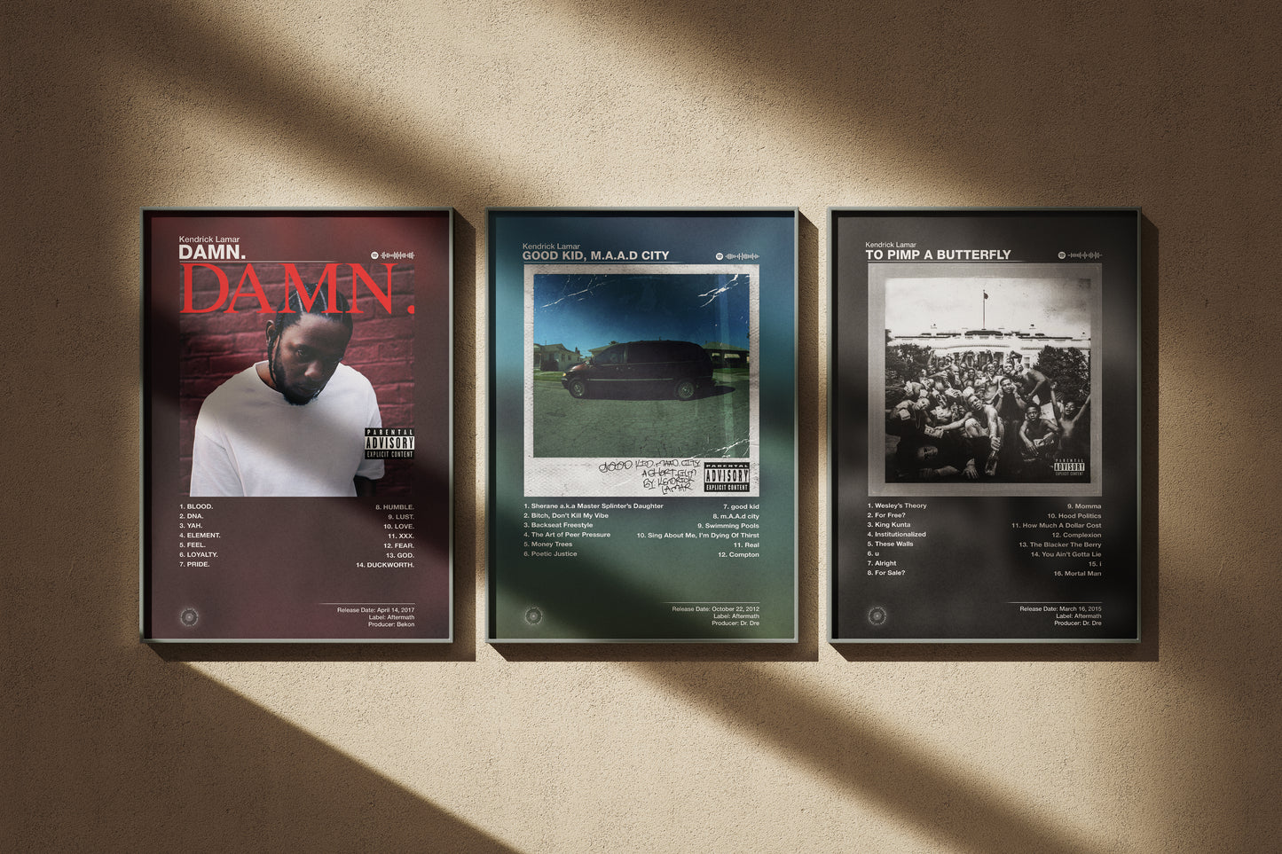 Kendrick Lamar - To Pimp a Butterfly | Album Cover Poster | Wall of Fame Prints