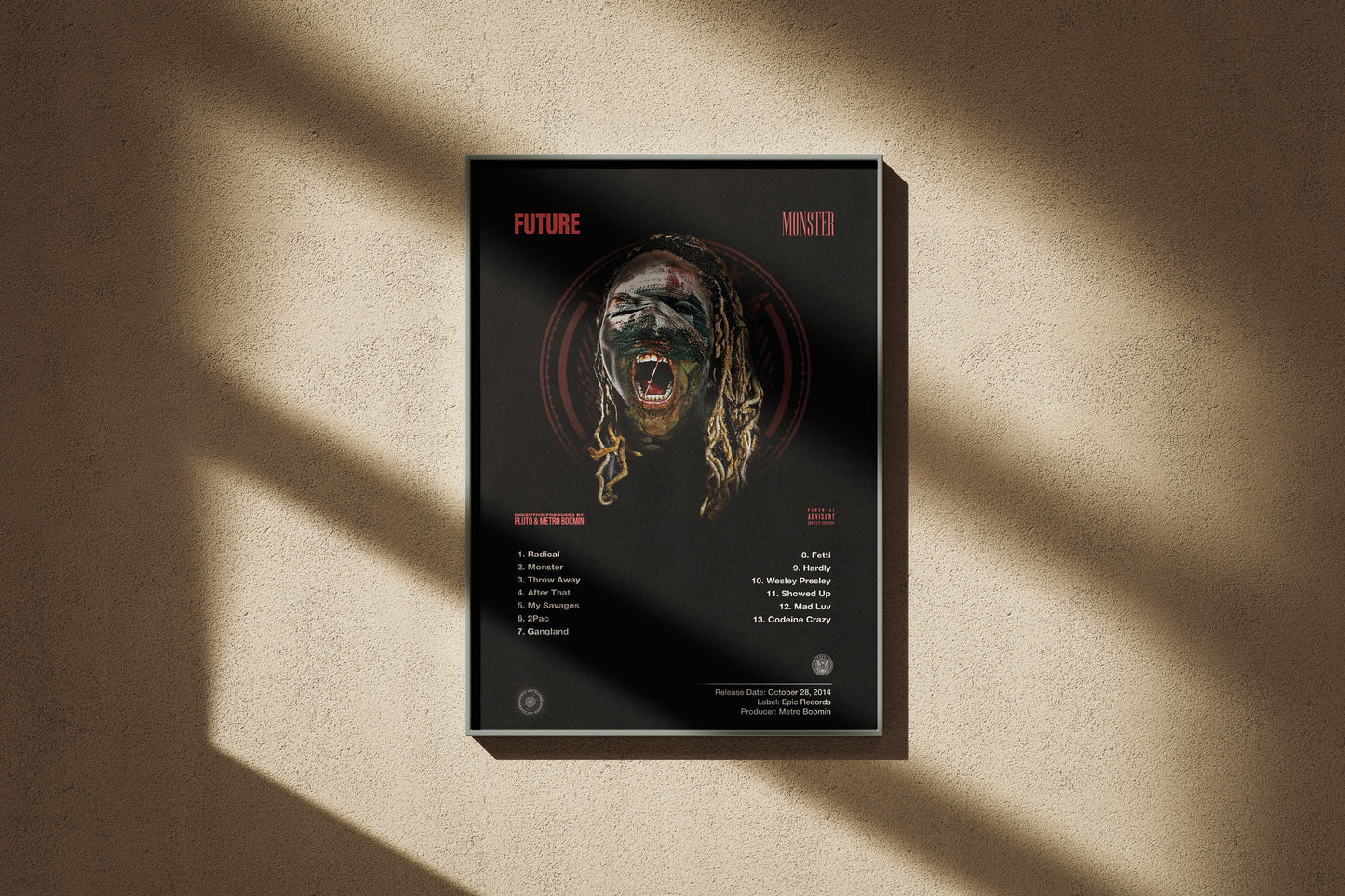 Future - Monster | Album Cover Poster | Wall of Fame Prints