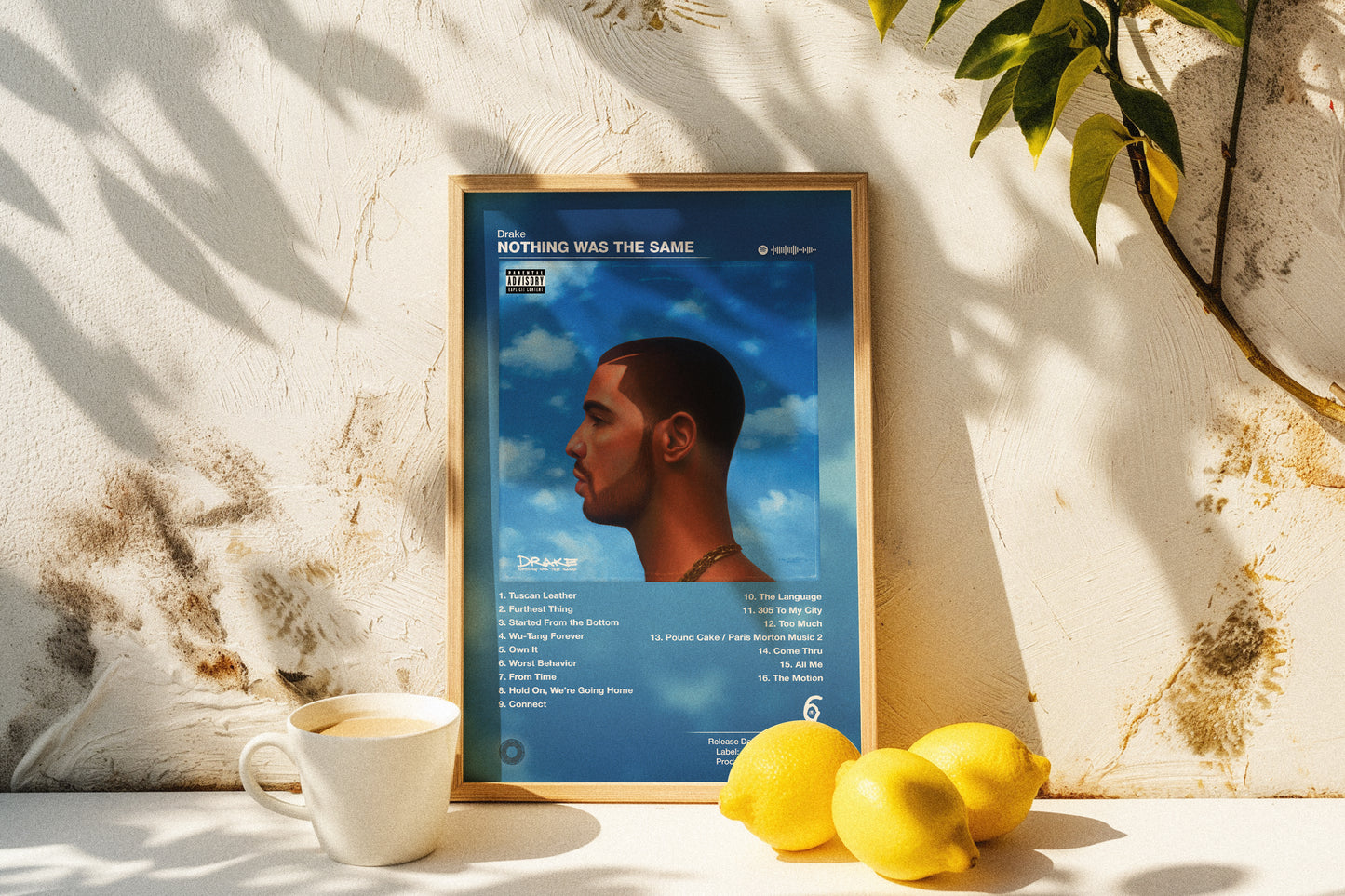 Drake - Nothing Was the Same | Album Cover Poster | Wall of Fame Prints
