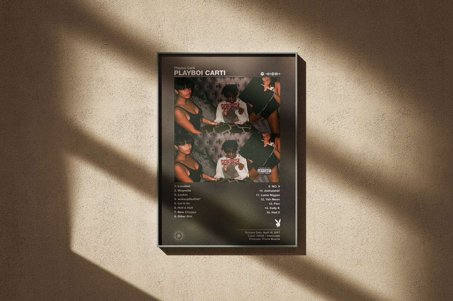 Playboi Carti - Playboi Carti (Self Titled) | Album Cover Poster | Wall of Fame Prints