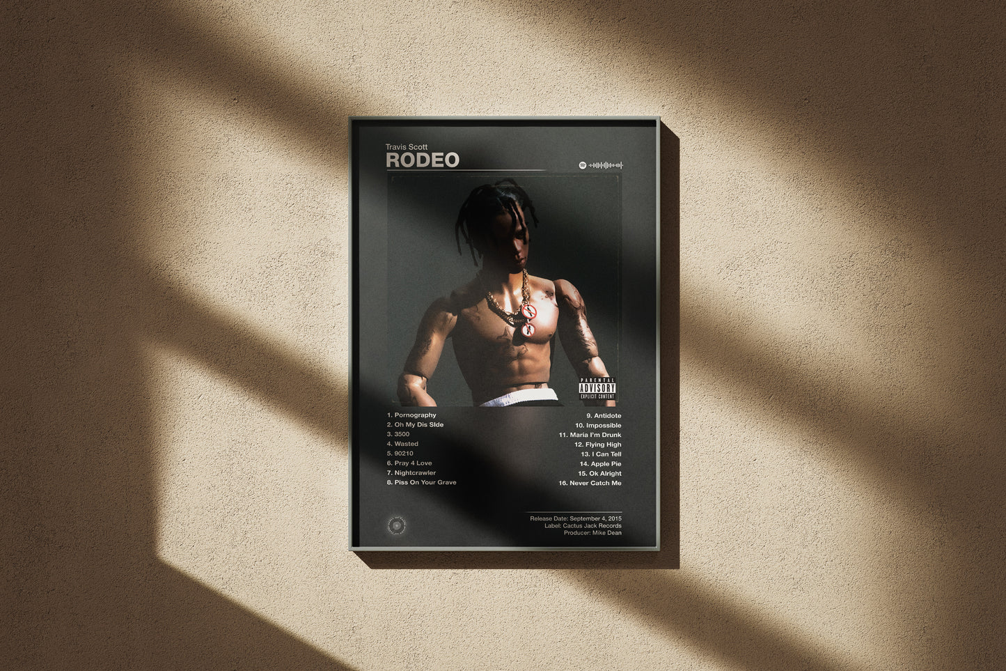 Travis Scott - Rodeo | Album Cover Poster | Wall of Fame Prints