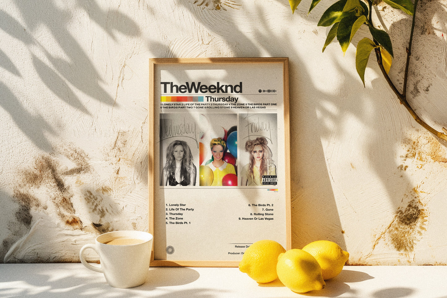 The Weeknd - Thursday | Album Cover Poster | Wall of Fame Prints