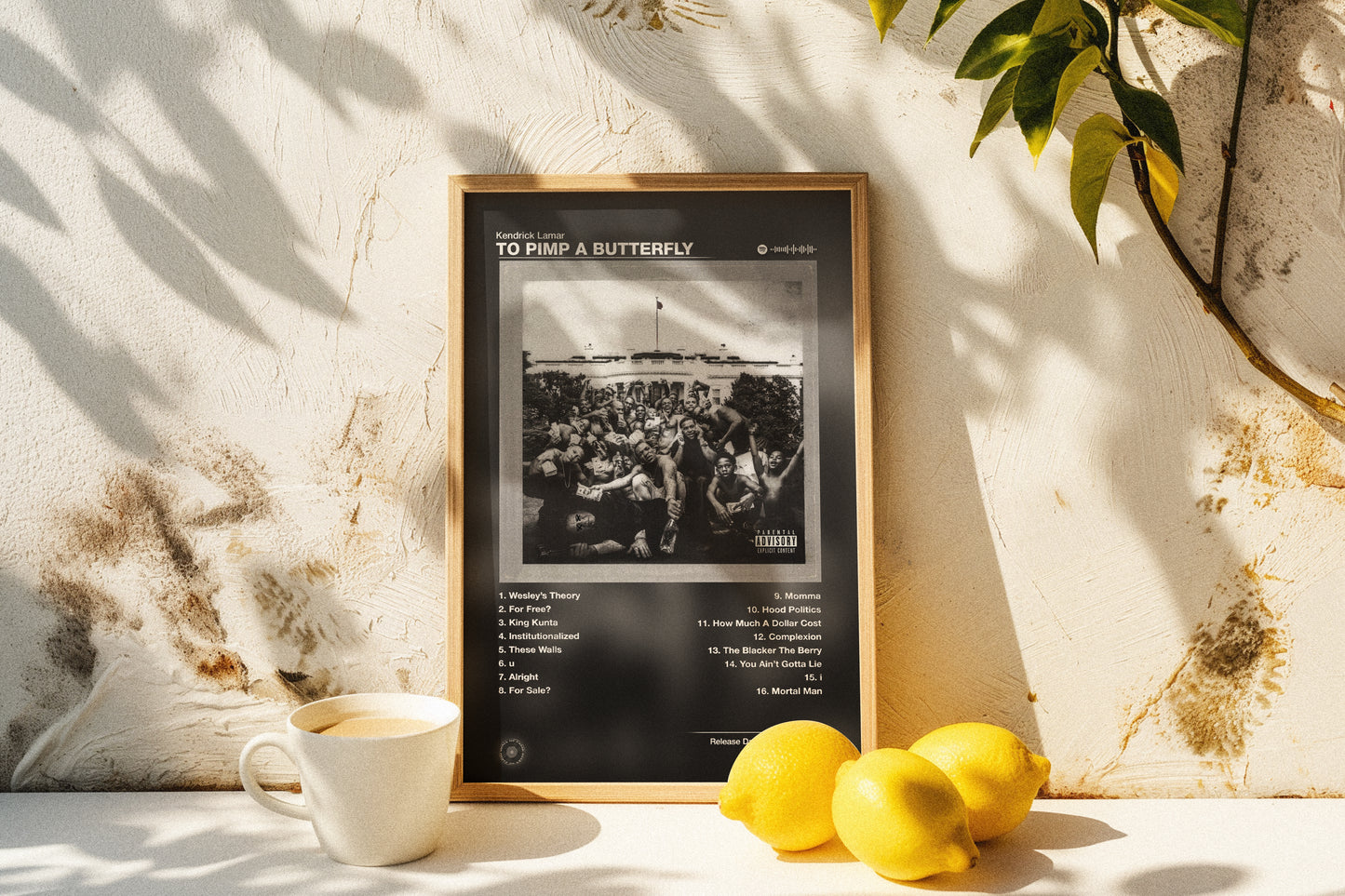 Kendrick Lamar - To Pimp a Butterfly | Album Cover Poster | Wall of Fame Prints