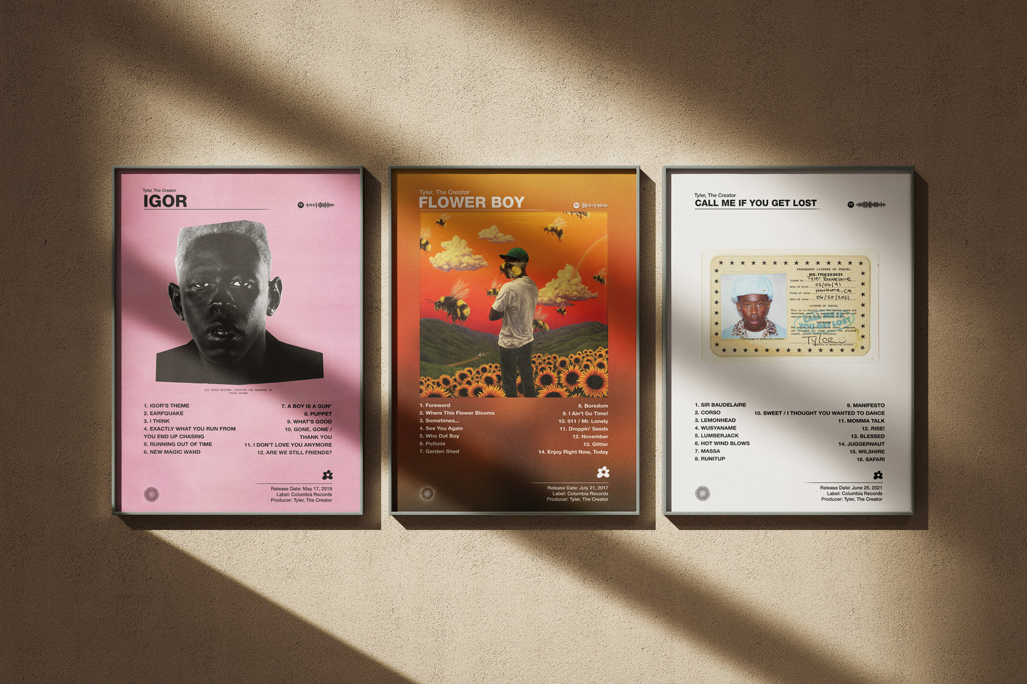 Tyler, The Creator - Flower Boy | Album Cover Poster | Wall of Fame Prints