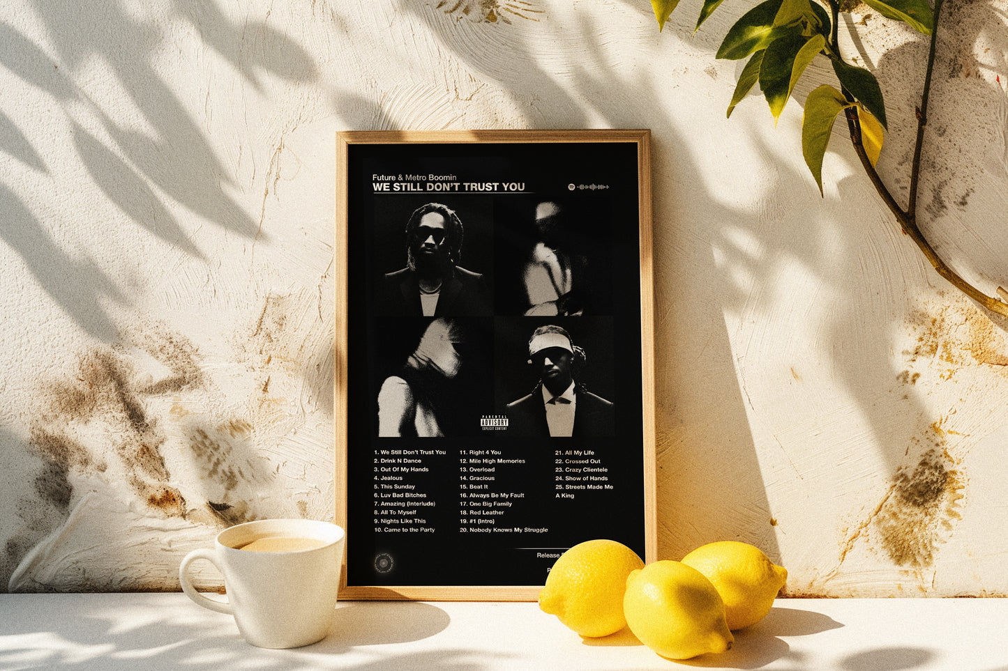 Future & Metro Boomin - We Still Don't Trust You | Album Cover Poster | Wall of Fame Prints