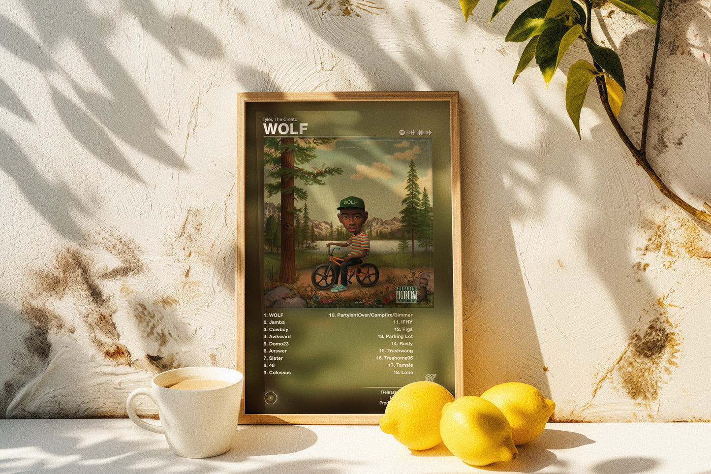 Tyler, The Creator - Wolf (Deluxe Cover) | Album Cover Poster | Wall of Fame Prints
