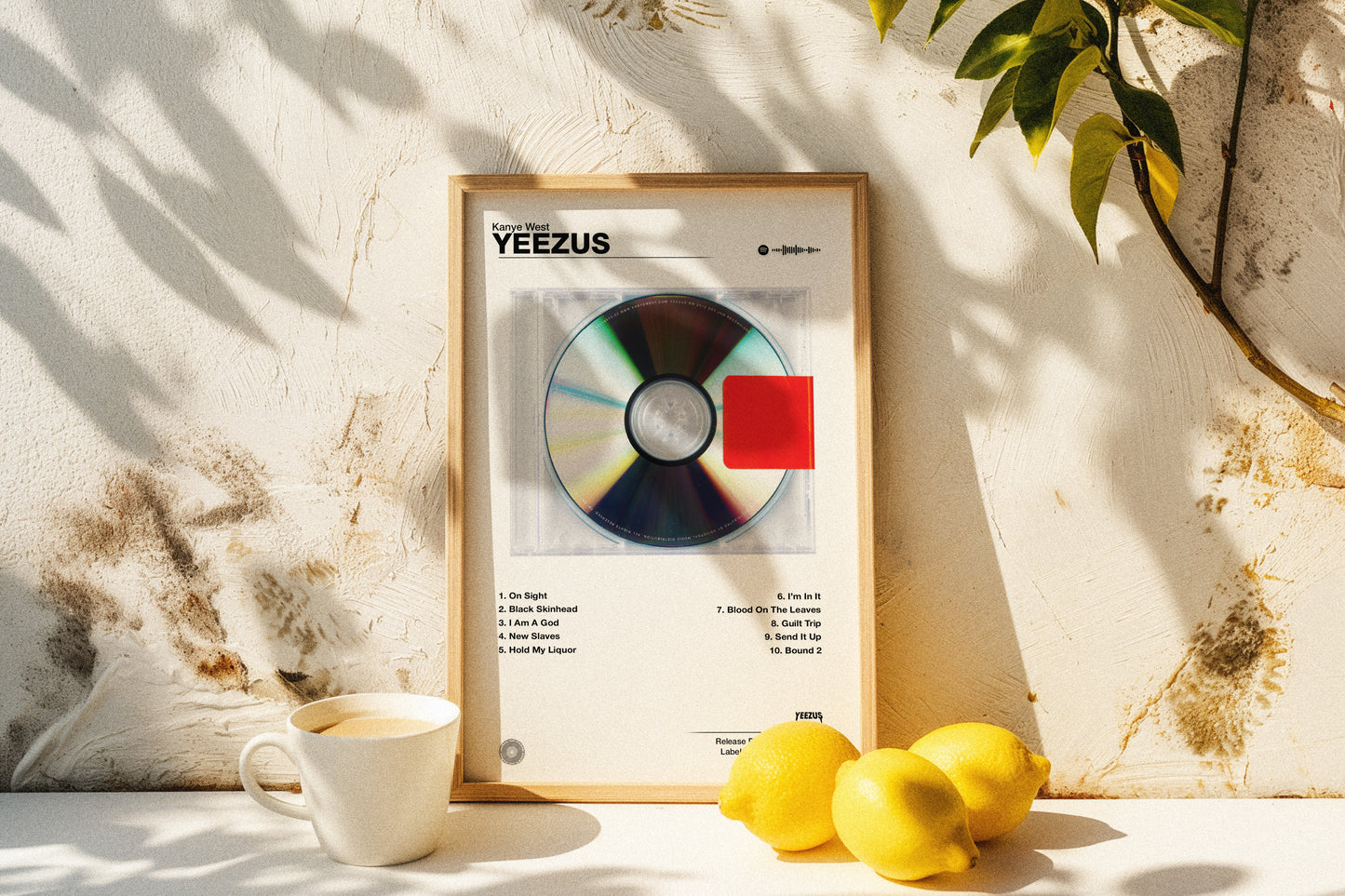 Kanye West - Yeezus | Album Cover Poster | Wall of Fame Prints