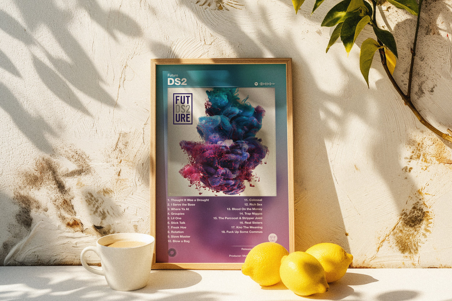 Future - DS2 (Dirty Sprite 2) | Album Cover Poster | Wall of Fame Prints