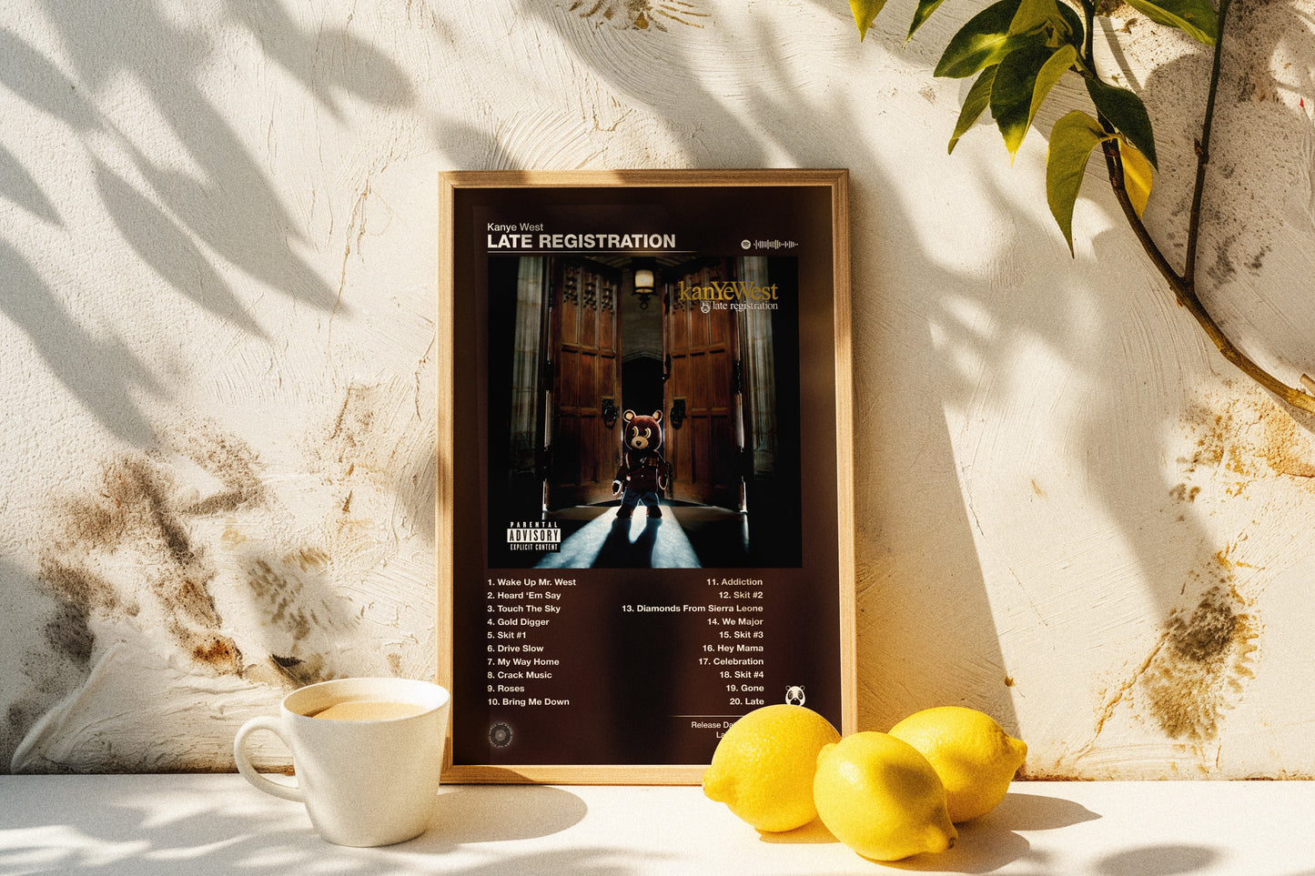 Kanye West - Late Registration | Album Cover Poster | Wall of Fame Prints