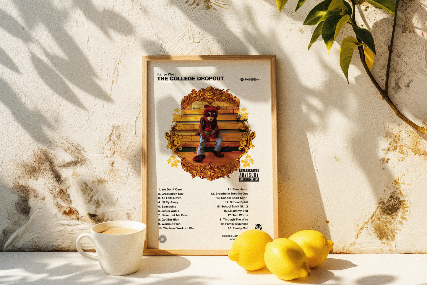 Kanye West - The College Dropout | Album Cover Poster | Wall of Fame Prints